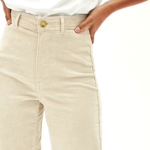 NWOT Everlane Wide Leg Corduroy Pants Jeans Sandstone